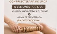 Bono maderoterapia y presoterapia